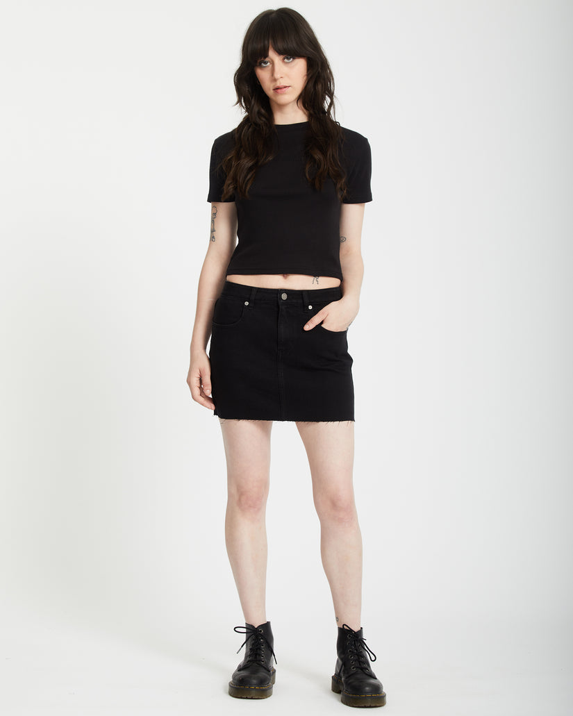 Volcomstone Tight Crop - Black