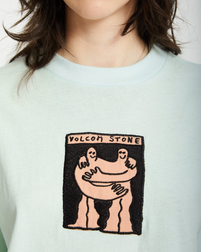 Featured Artist Arthur Longo Downtown Tee - Cloud Blue