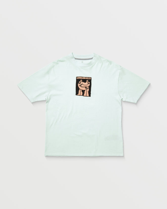 Featured Artist Arthur Longo Downtown Tee - Cloud Blue
