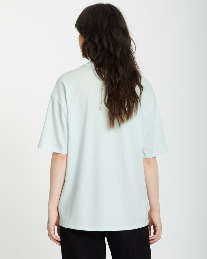 Featured Artist Arthur Longo Downtown Tee - Cloud Blue