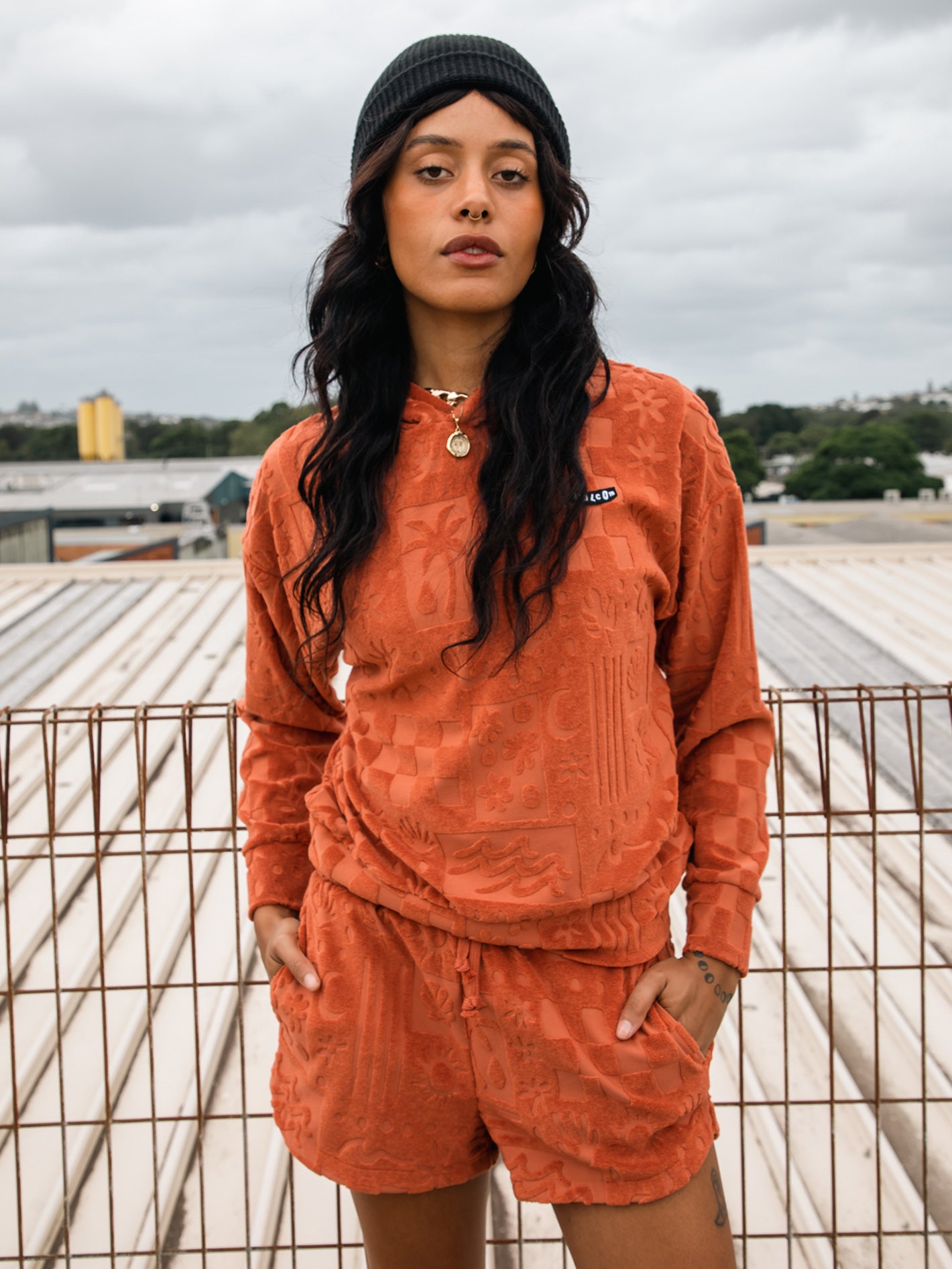 Sunny Wild Terry Cloth Pullover