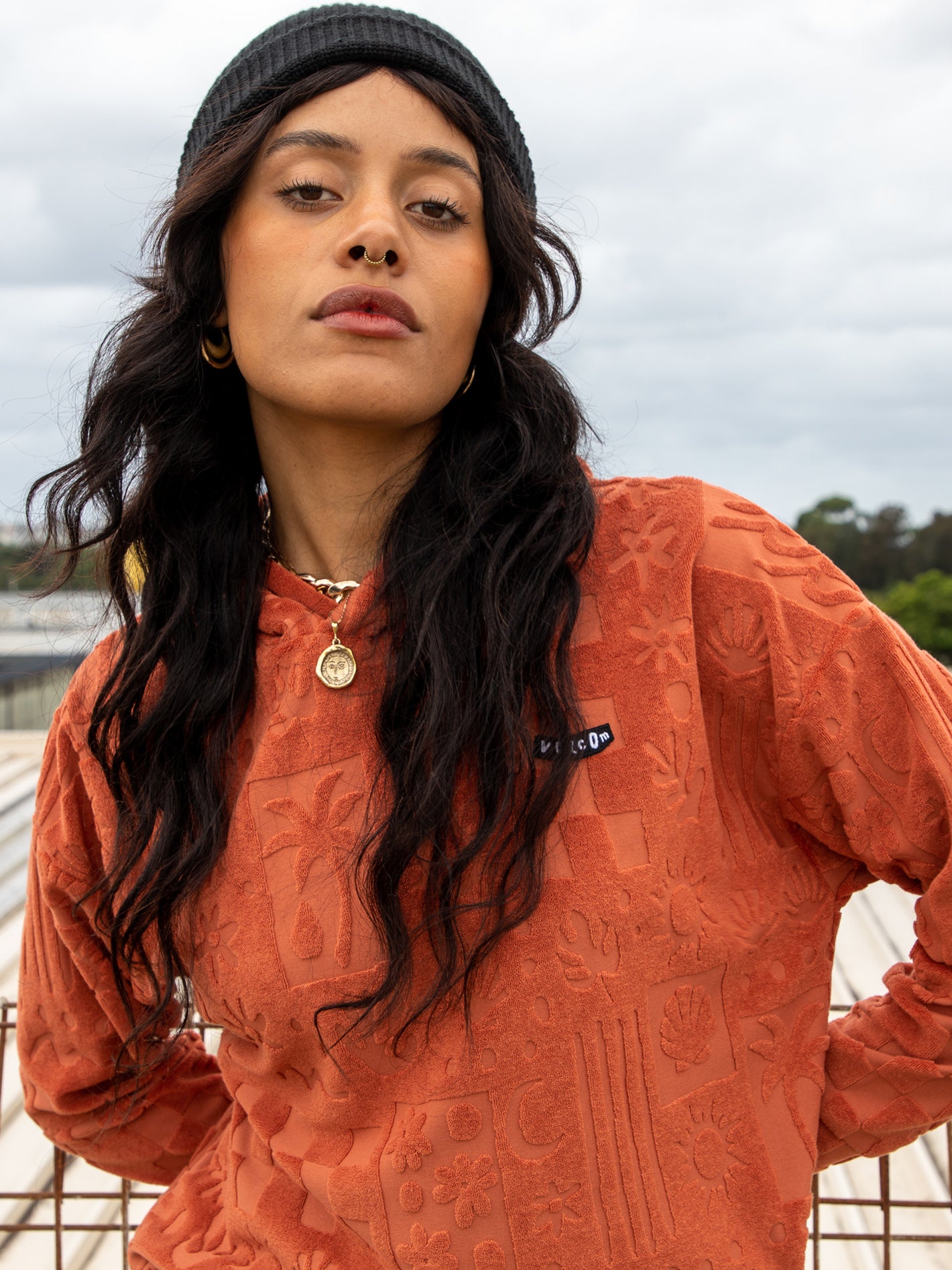 Sunny Wild Terry Cloth Pullover