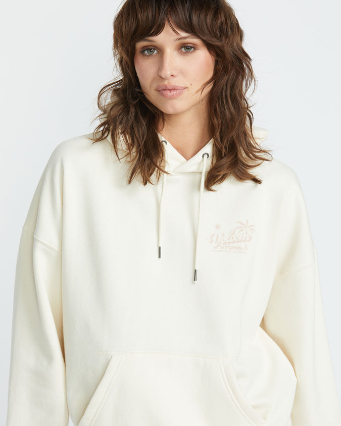 Stone Art Up Hoodie - Bone