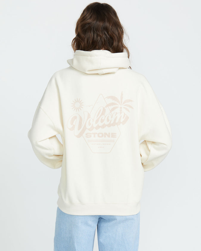 Stone Art Up Hoodie - Bone