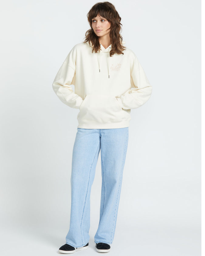 Stone Art Up Hoodie - Bone
