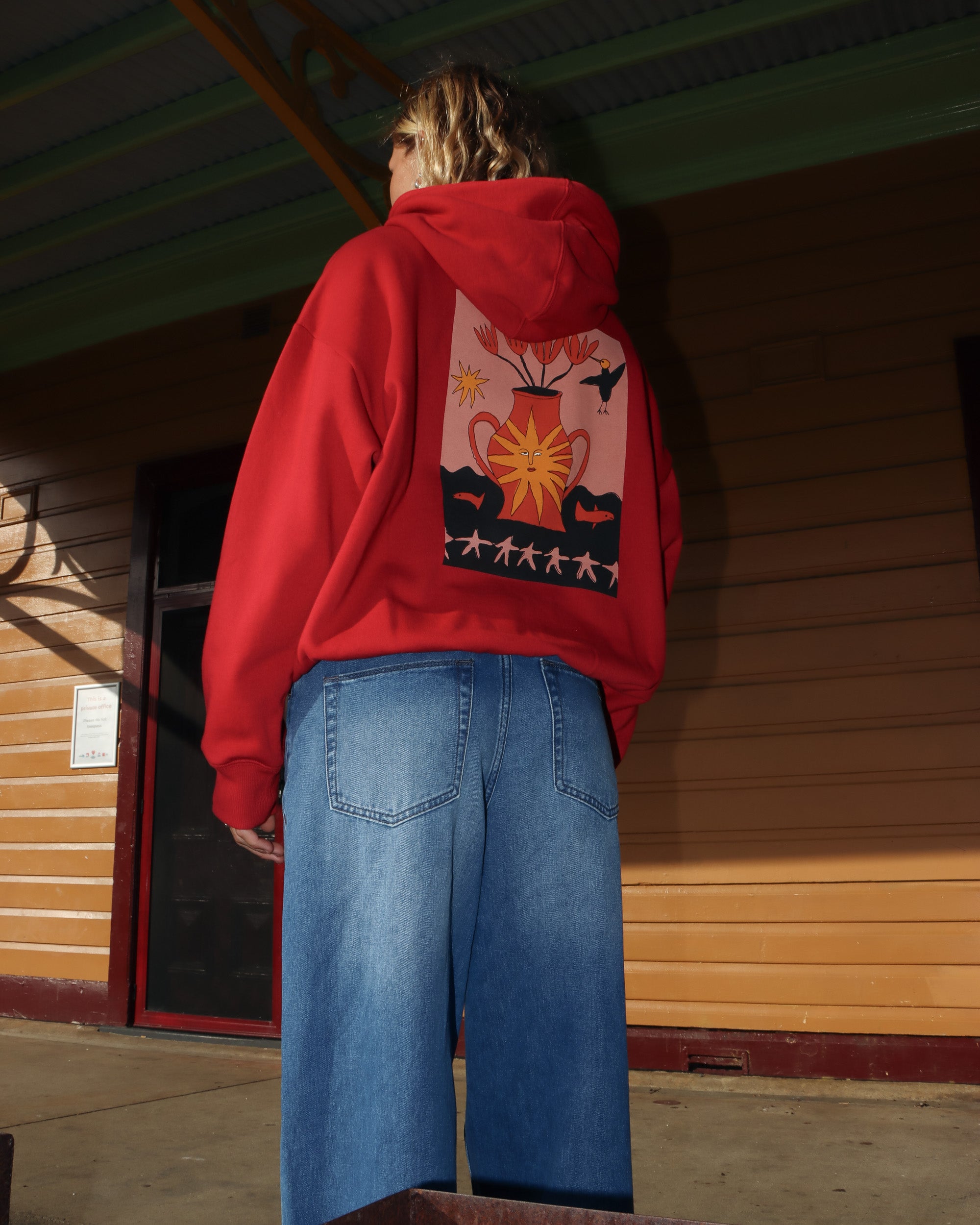Womens Moove On Pullover Hoodie