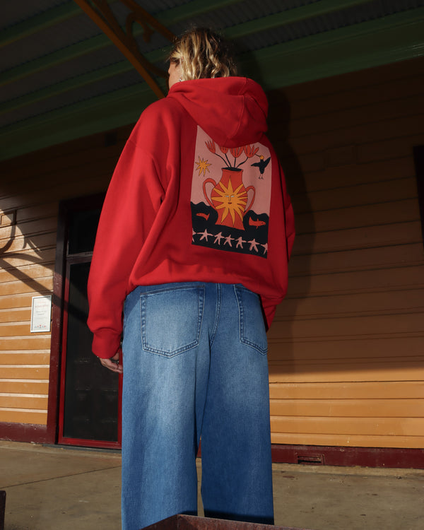 Womens Moove On Pullover Hoodie