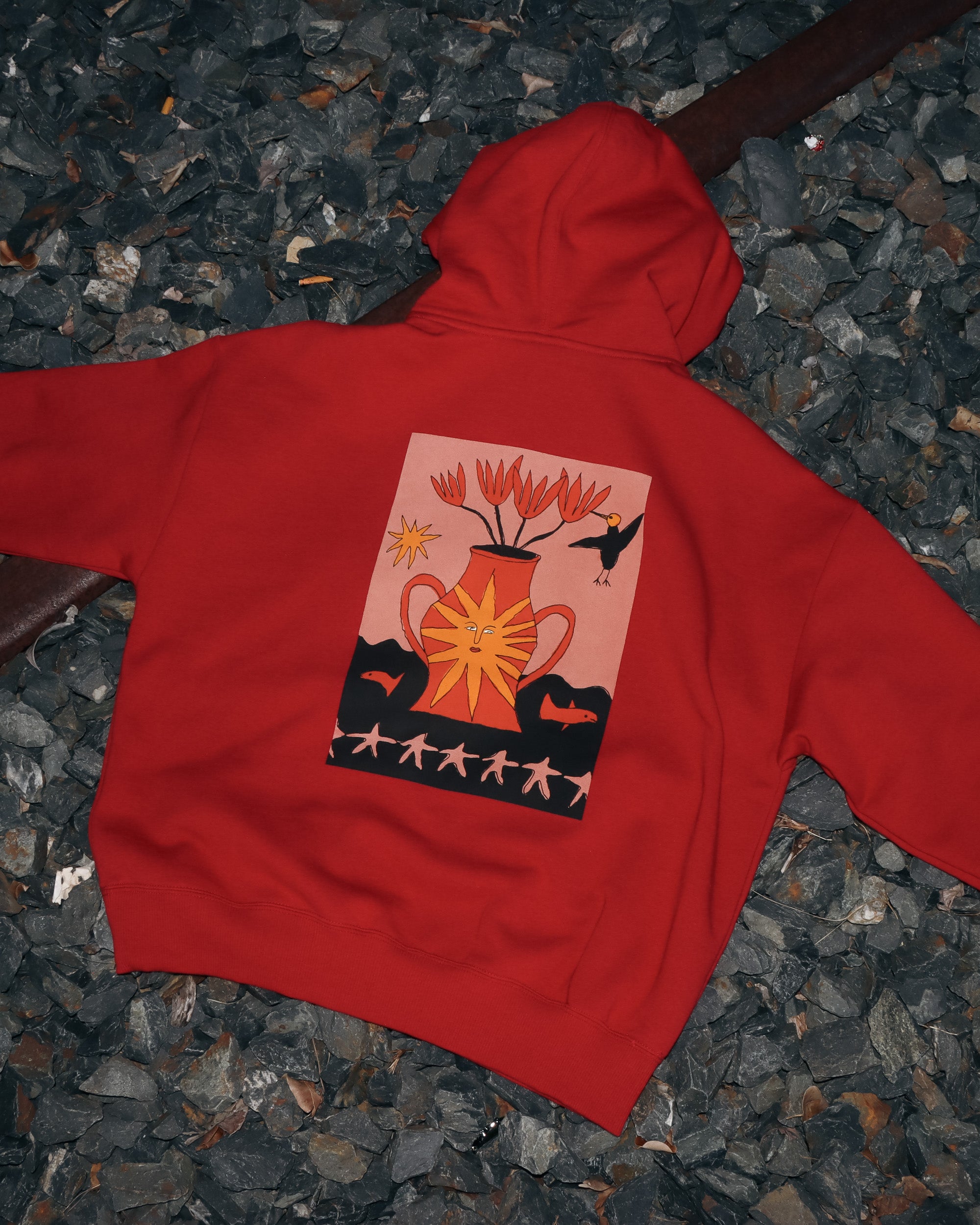 Womens Moove On Pullover Hoodie