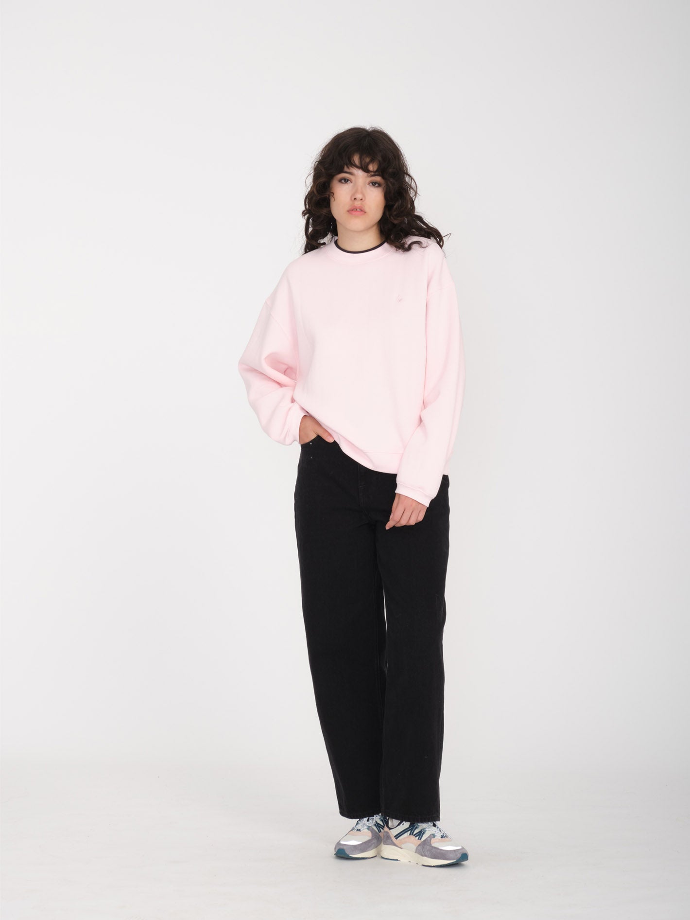 Stone Heart Up Crew Fleece