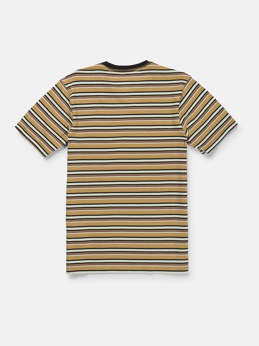 Boys Youth Bright N Early Crew Short Sleeve T-Shirt - Mustard