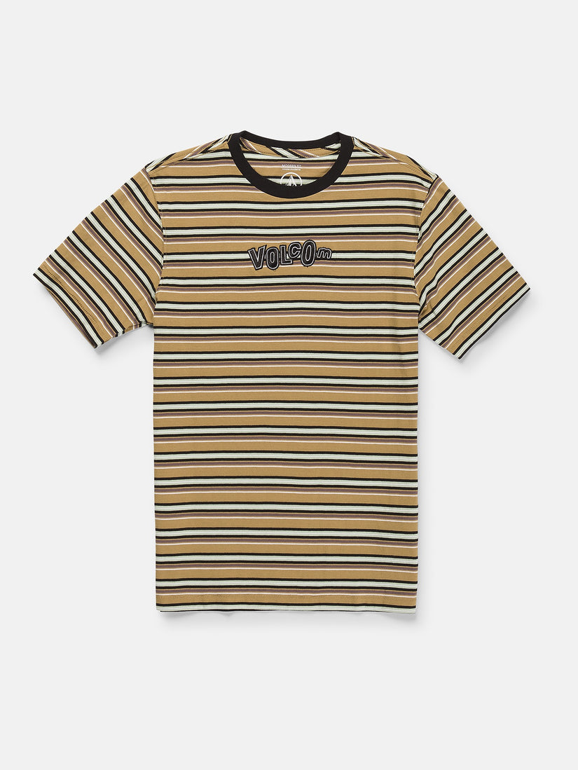 Boys Youth Bright N Early Crew Short Sleeve T-Shirt - Mustard