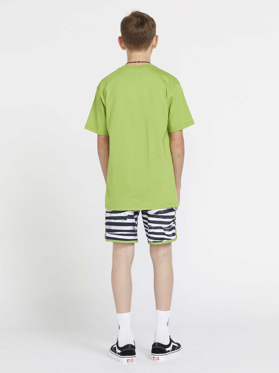 Boys Youth Funday Mod Scallop Boardshort Black