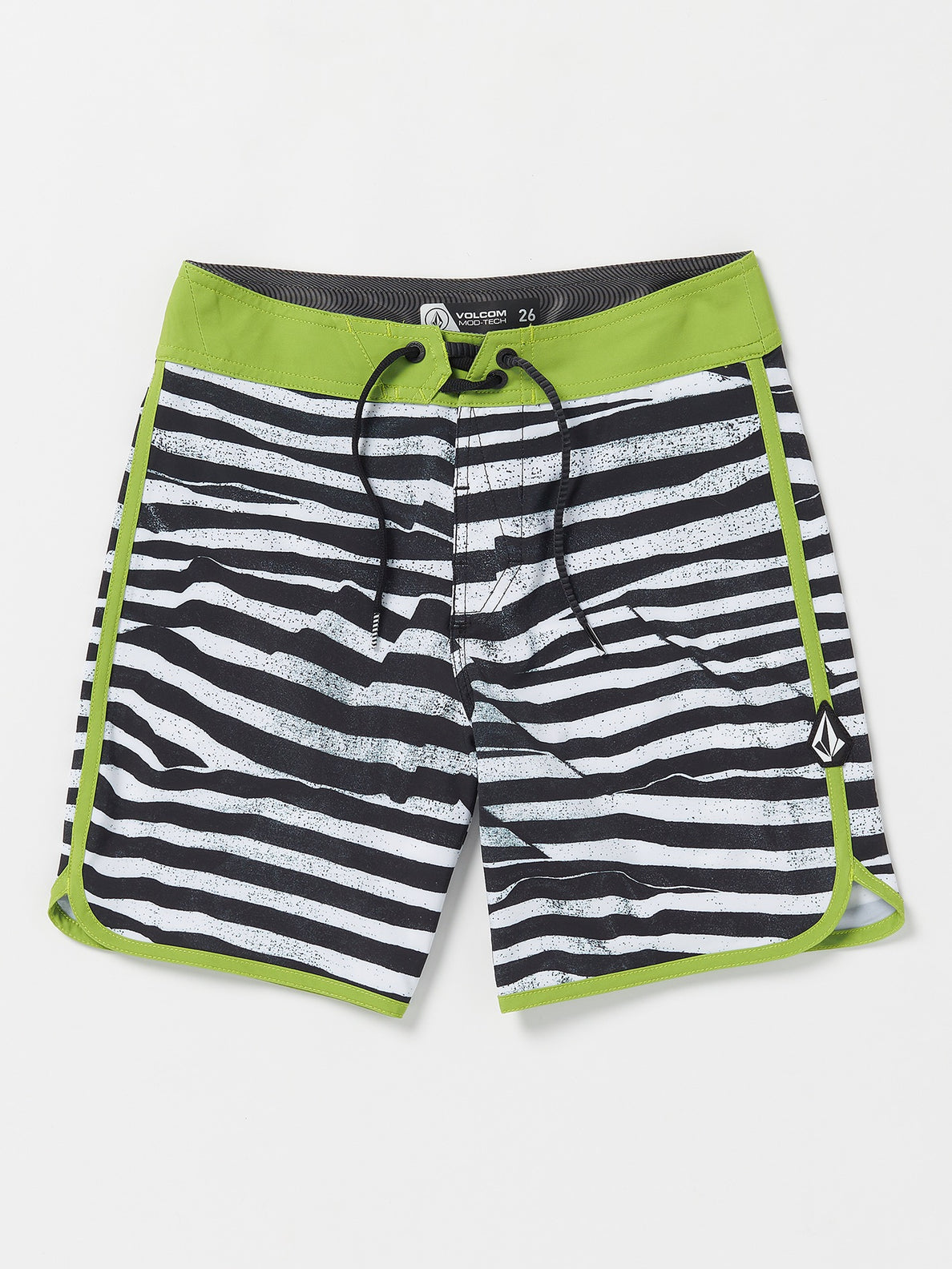 Boys Youth Funday Mod Scallop Boardshort Black