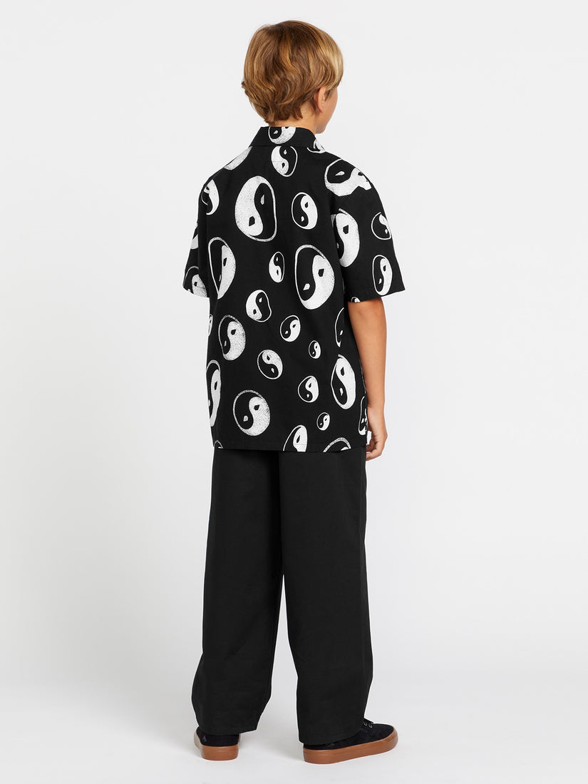 Big Youth Freazy Elastic Waist Pant - Black