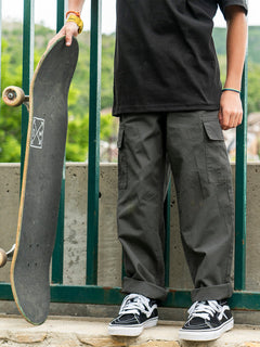 Big Youth March Cargo Elastic Waist Pant - Stealth