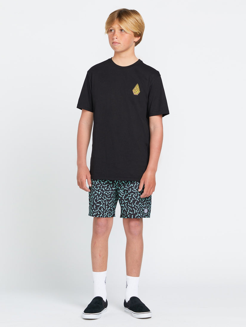 Big Youth Asphalt Beach Trunk Boardshort - Black