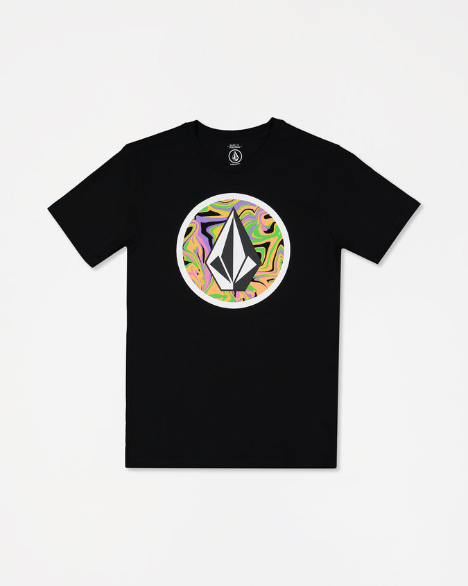 Big Youth Crisp Stone Fill Short Sleeve Tee - Black