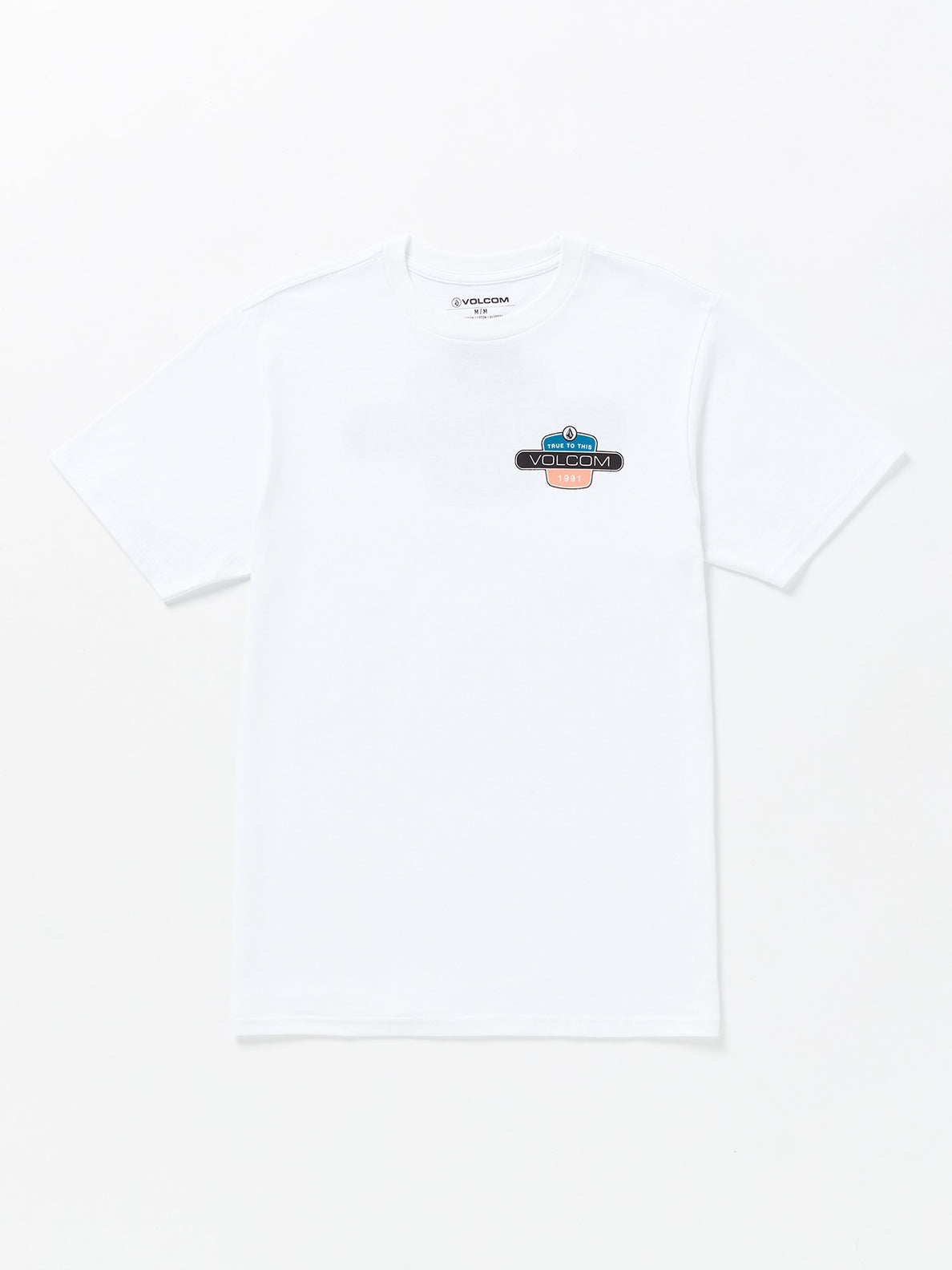 Big Youth Back Fill Short Sleeve Tee - White