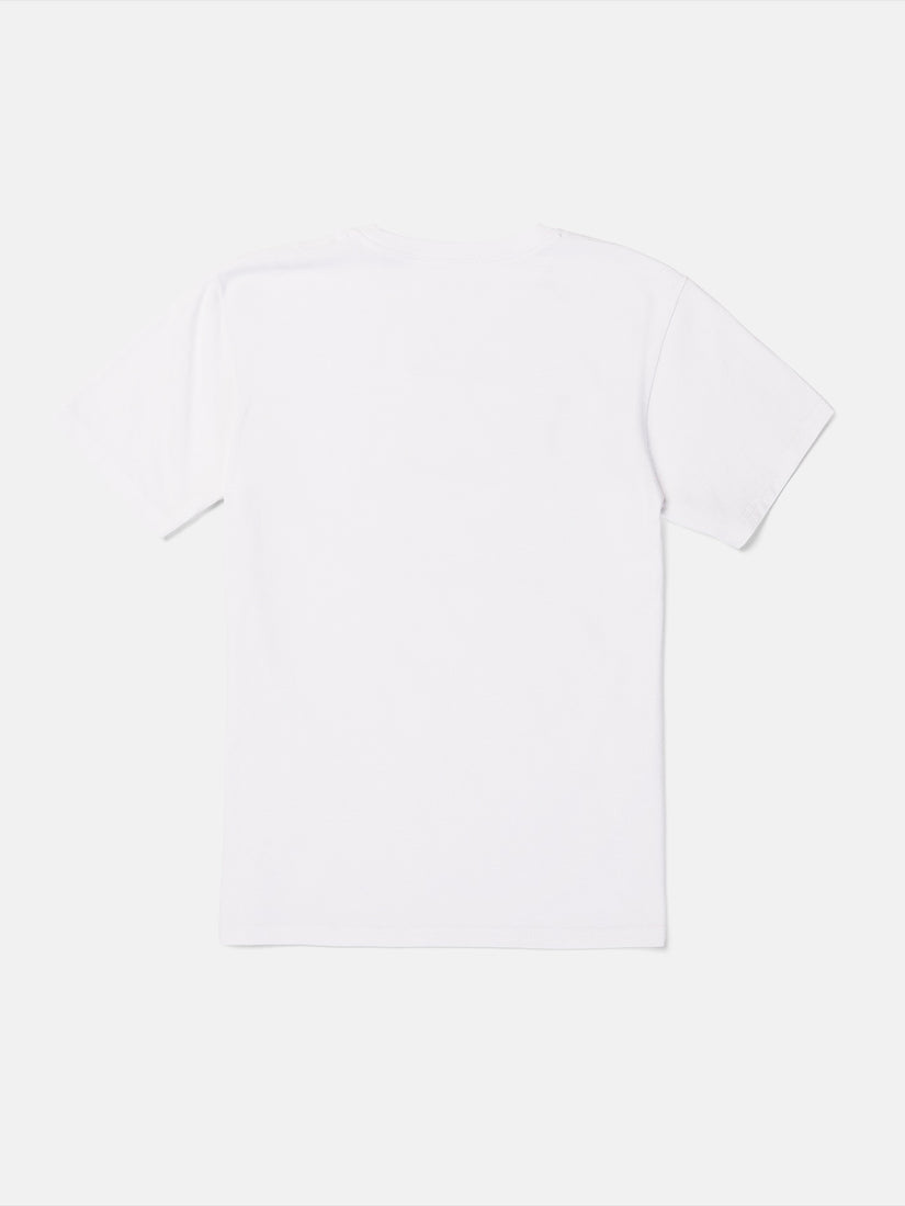 Big Youth Sticker Stamp Short Sleeve Tee - White