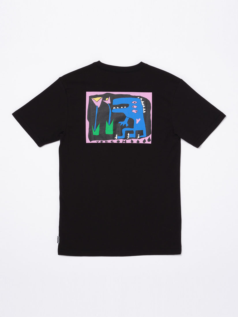Big Youth Arthur Dino Short Sleeve T-Shirt - Black