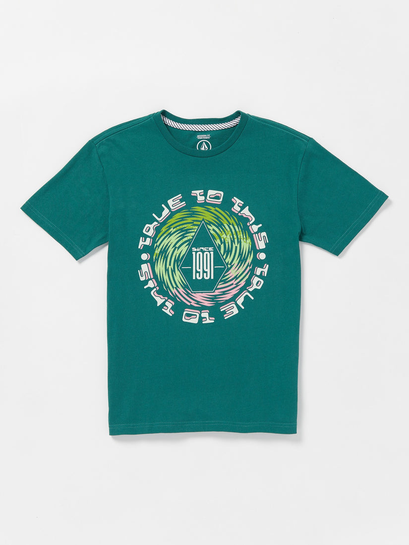 Boys Youth Spinz Short Sleeve T-Shirt - Ranger Green