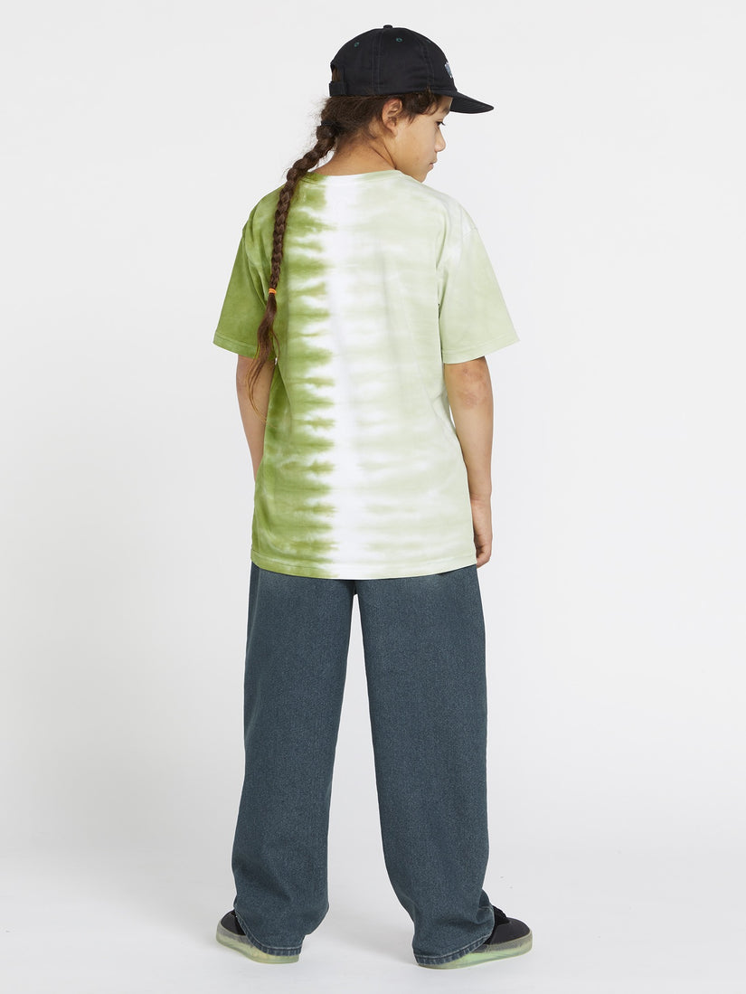 Boys Youth Iconic Stone Plus Short Sleeve T-Shirt - Seaweed Green