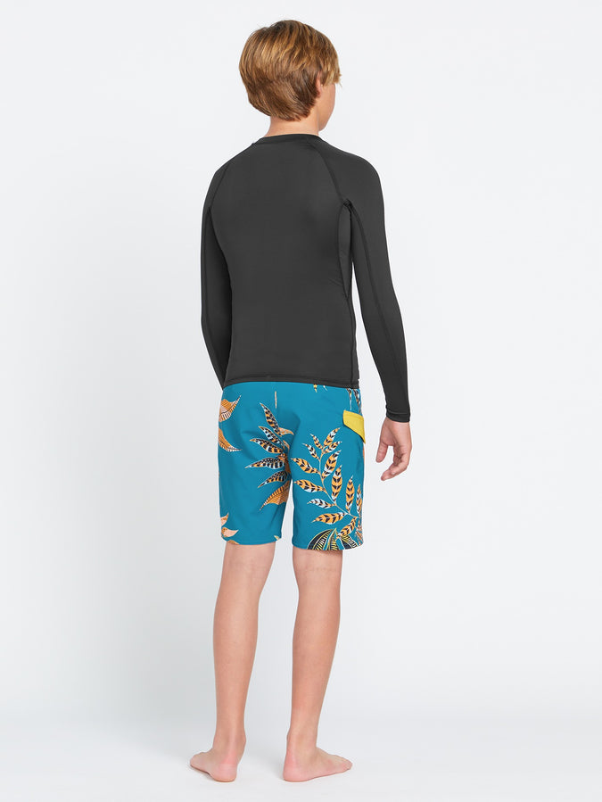 Big Youth Lido Solid Long Sleeve Rashvest - Black
