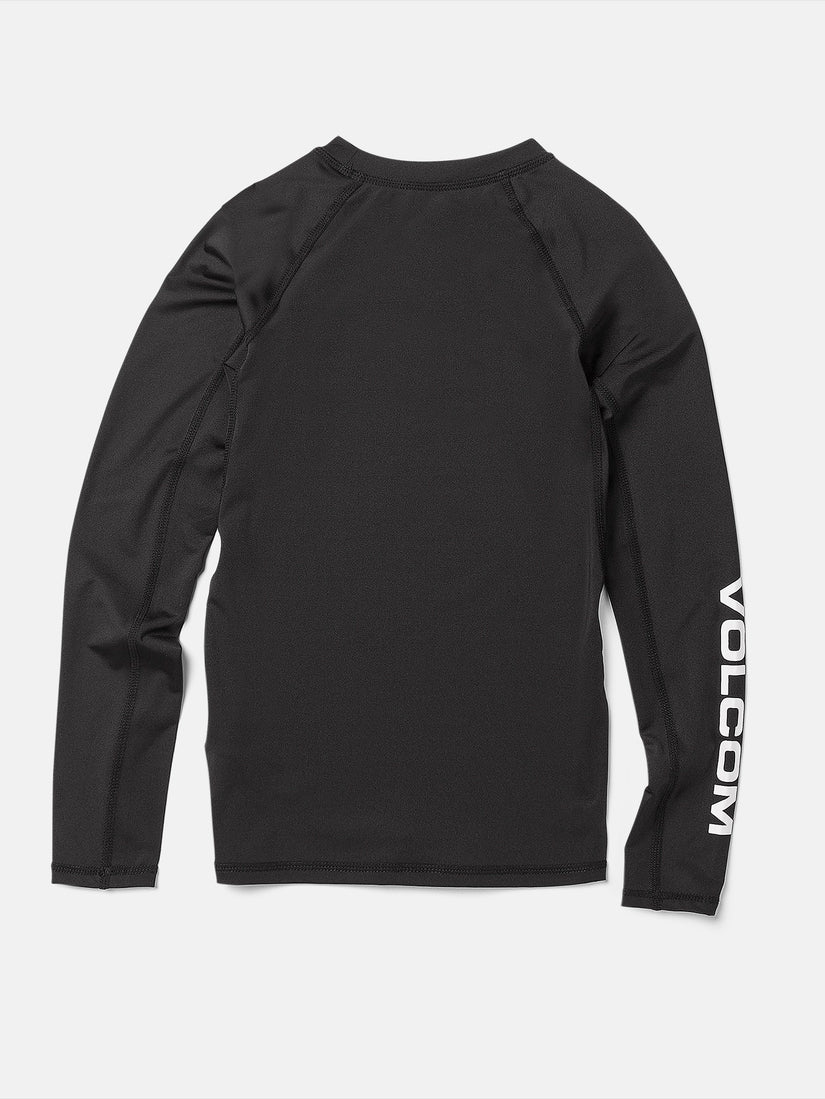 Big Youth Lido Solid Long Sleeve Rashvest - Black