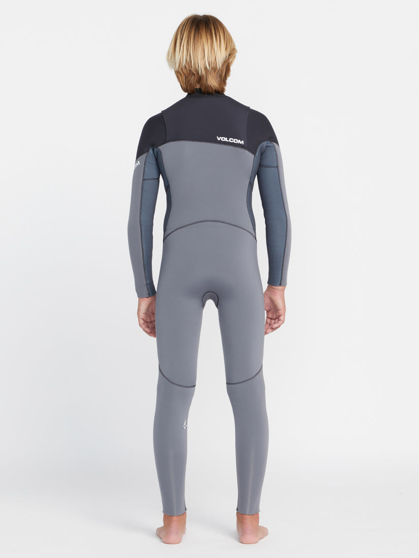 Big Youth Modulator 3/2mm Chest Zip Long Sleeve Fullsuit - Charcoal
