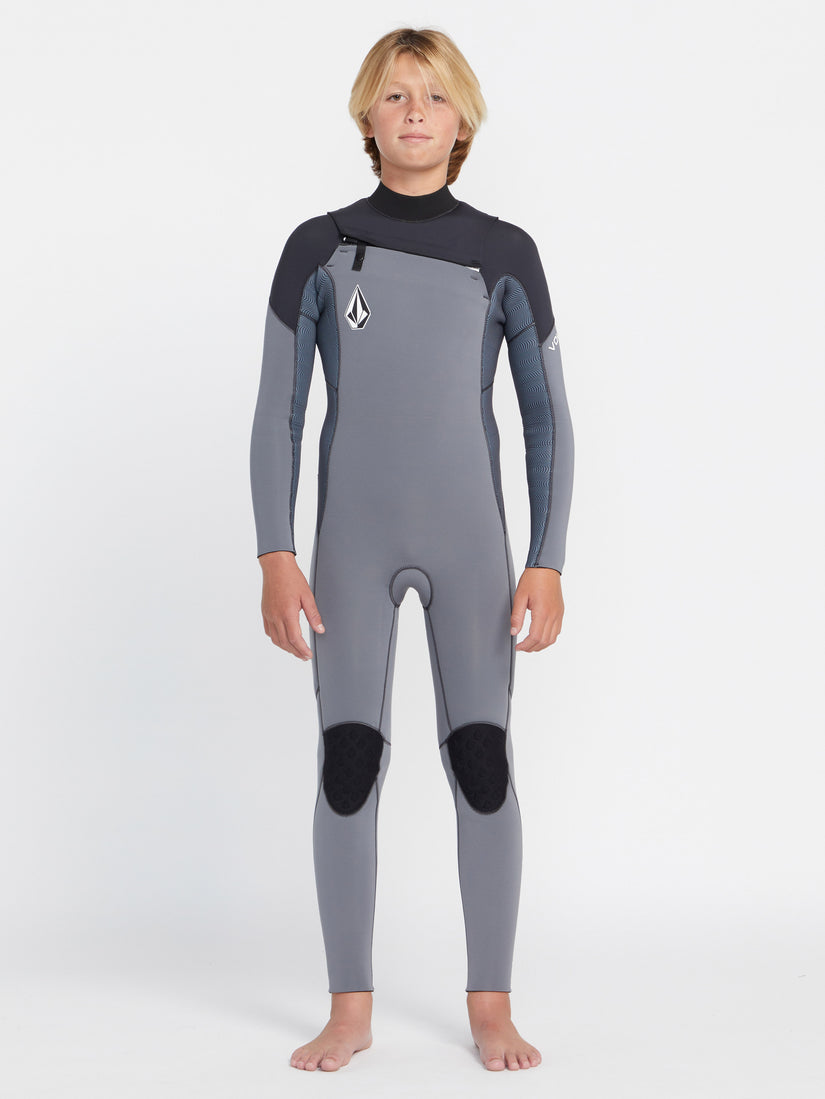 Big Youth Modulator 3/2mm Chest Zip Long Sleeve Fullsuit - Charcoal