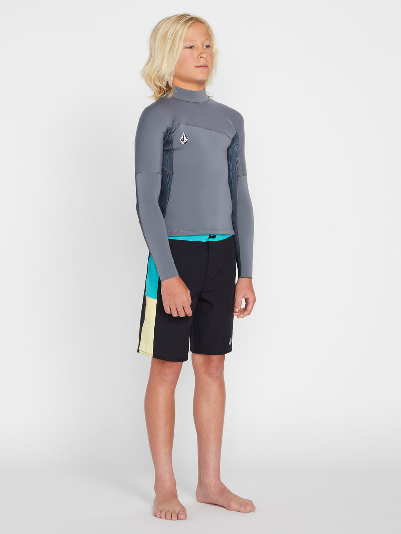 Boys Youth Modulator 2mm Long Sleeve Jacket Wetsuit - Charcoal