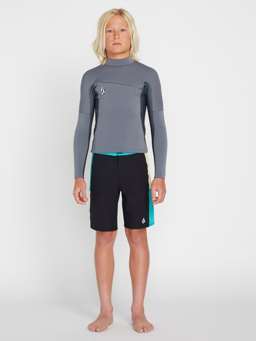 Boys Youth Modulator 2mm Long Sleeve Jacket Wetsuit - Charcoal