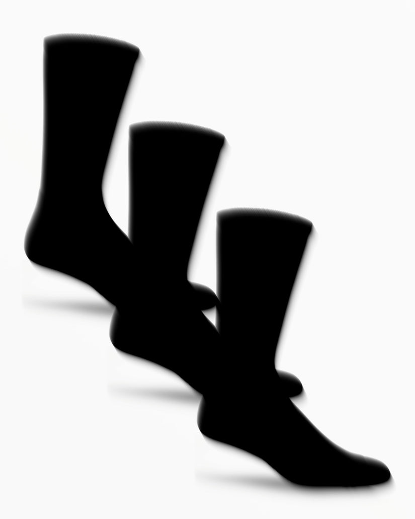 Full Stone Sock 3 Pack - Black