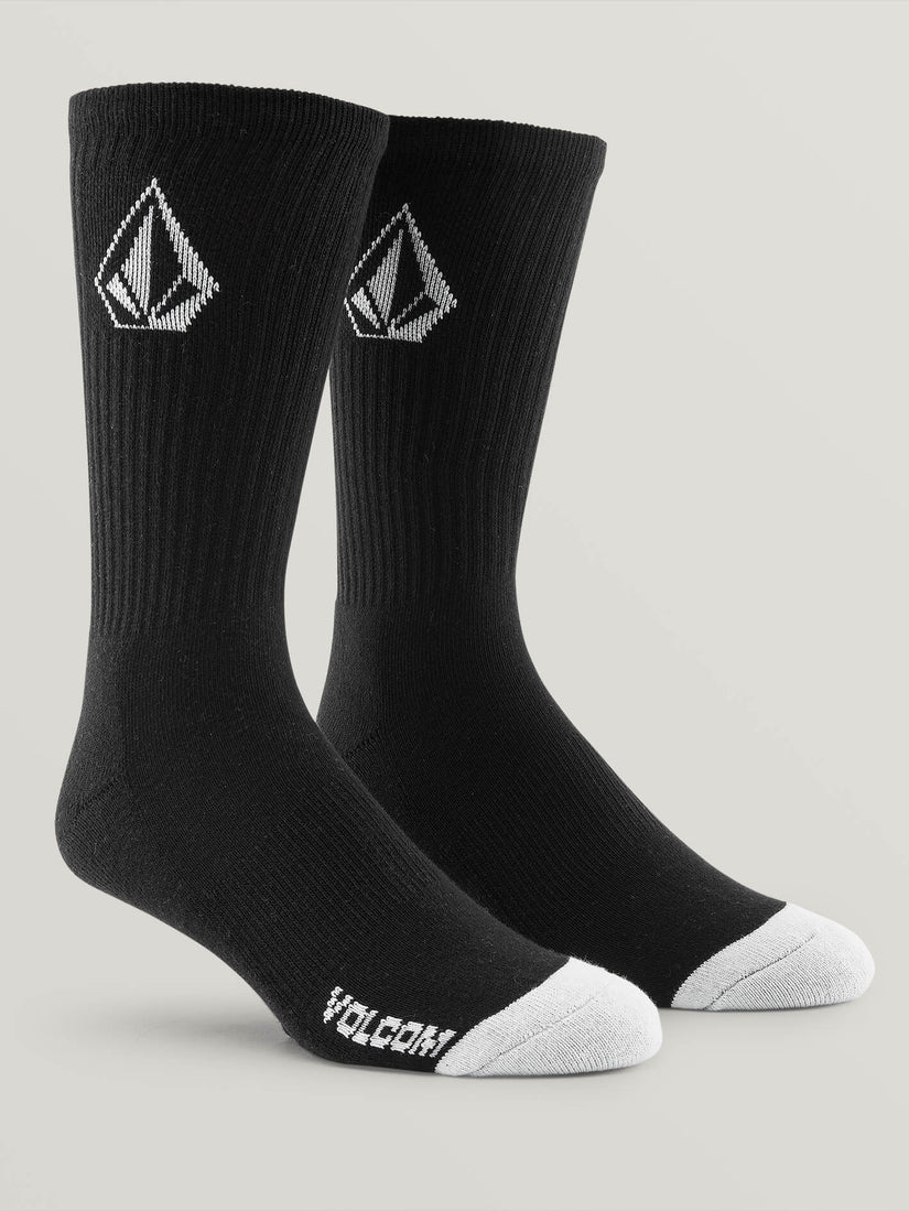 Full Stone Sock 6 Pack - Black