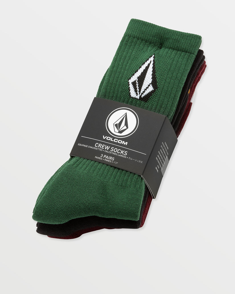 Full Stone Mix Sock 3 Pack - Multi