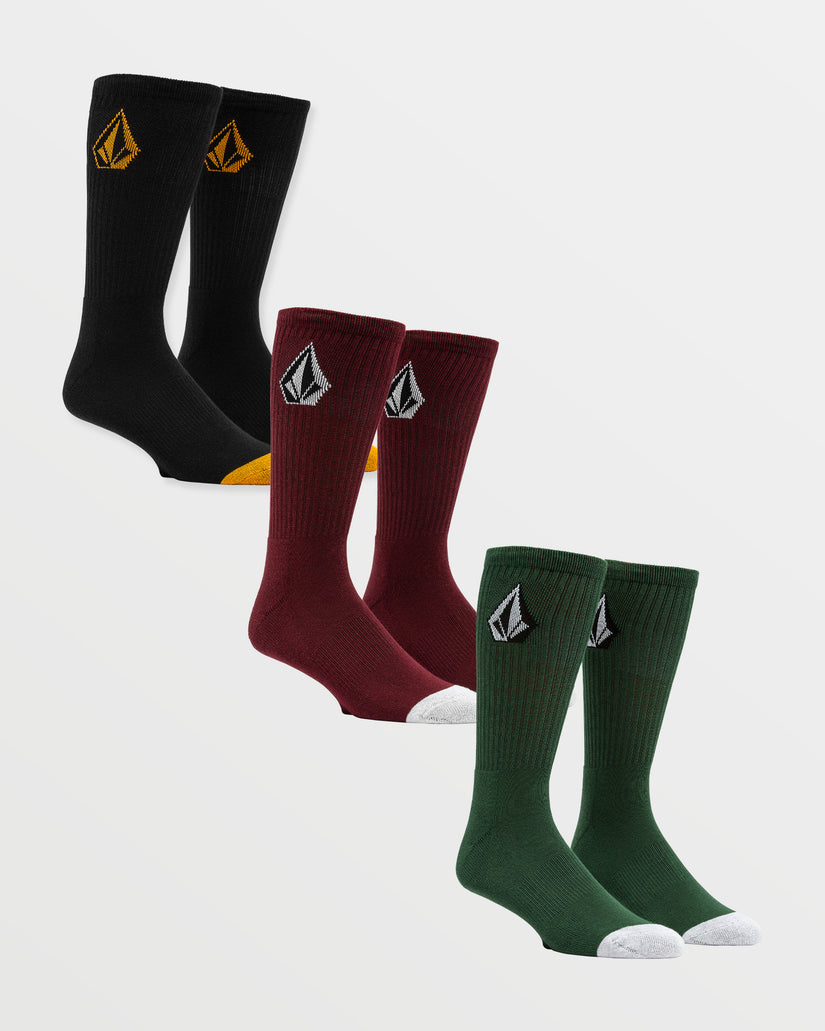 Full Stone Mix Sock 3 Pack - Multi