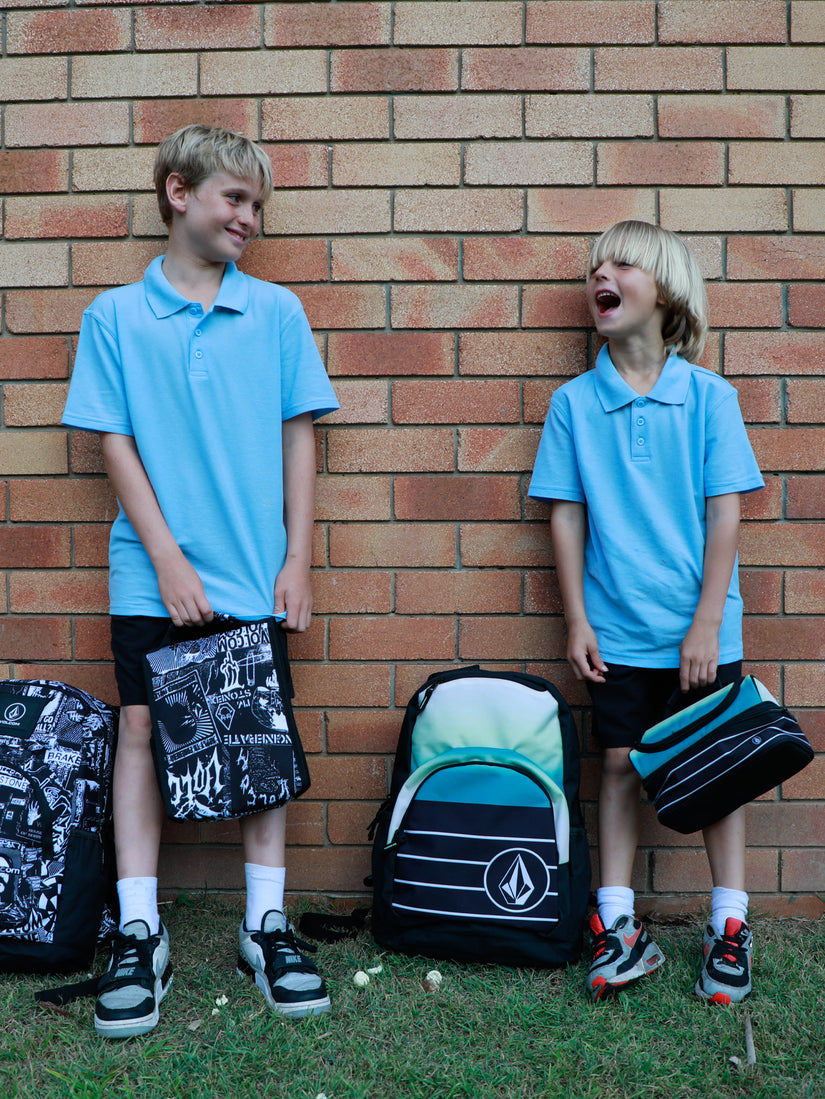 Academy Lunch Satchel - Black White