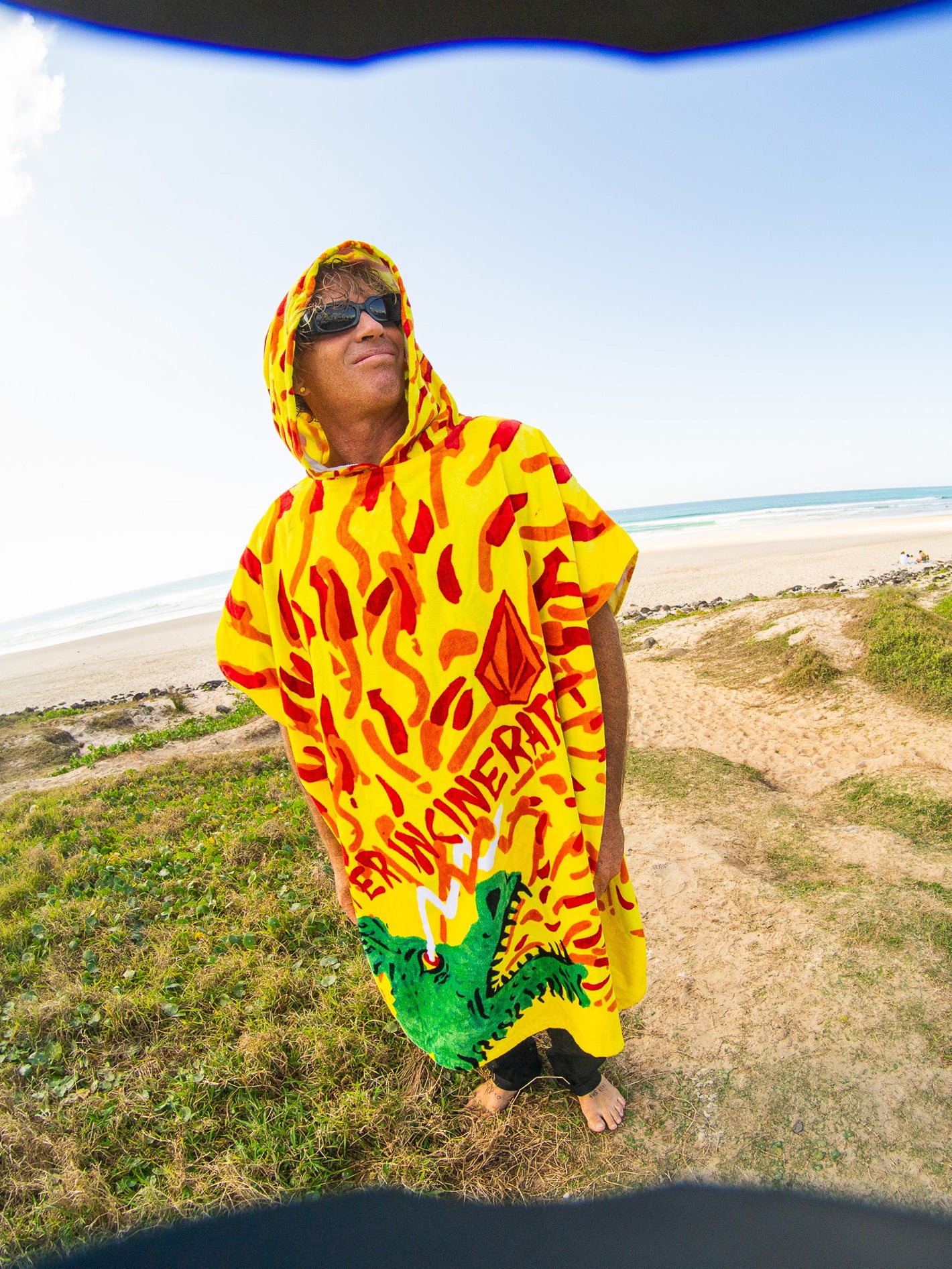 Featured Artist Ozzy Wrong Hooded Towel