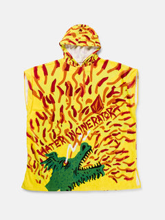 Featured Artist Ozzy Wrong Hooded Towel - Yellow