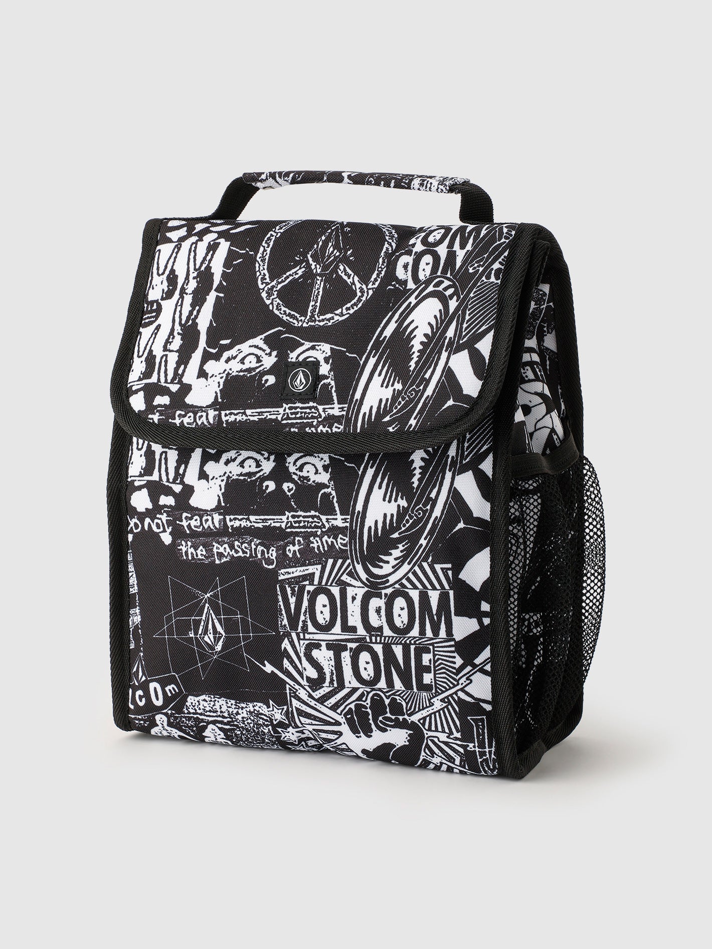 ACADEMY LUNCH SATCHEL BLACK WHITE – Volcom
