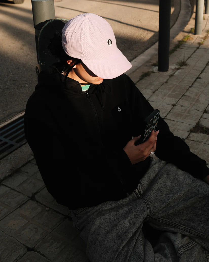 Circle Stone Cord Dad Hat - Dusty Lavender