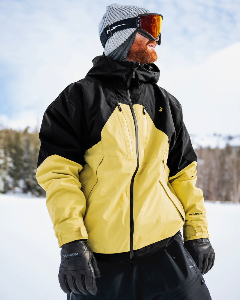 Mens Tds 2L Gore-Tex Jacket - Dark Yellow