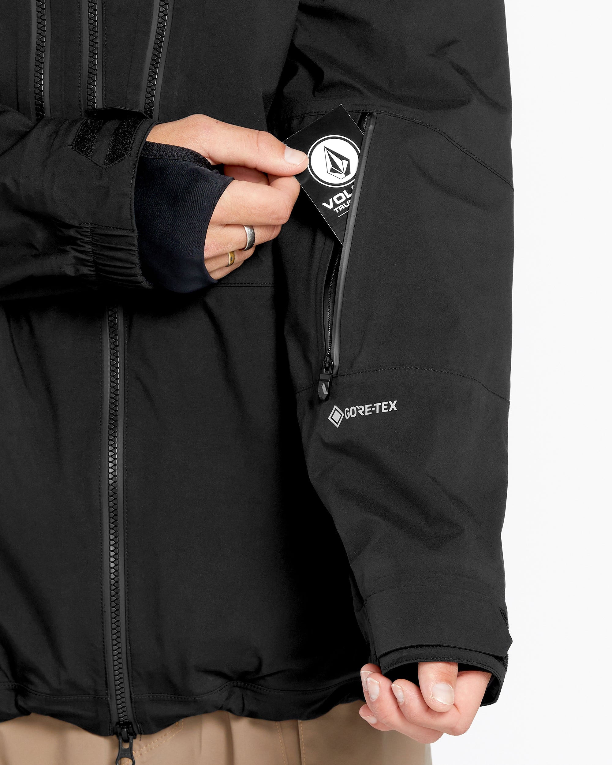 21-22 VOLCOM GUCH STRETCHGORE JACKETブラック Guch Stretch Gore-Tex Jacket - Black - Men - Volcom UK - 2