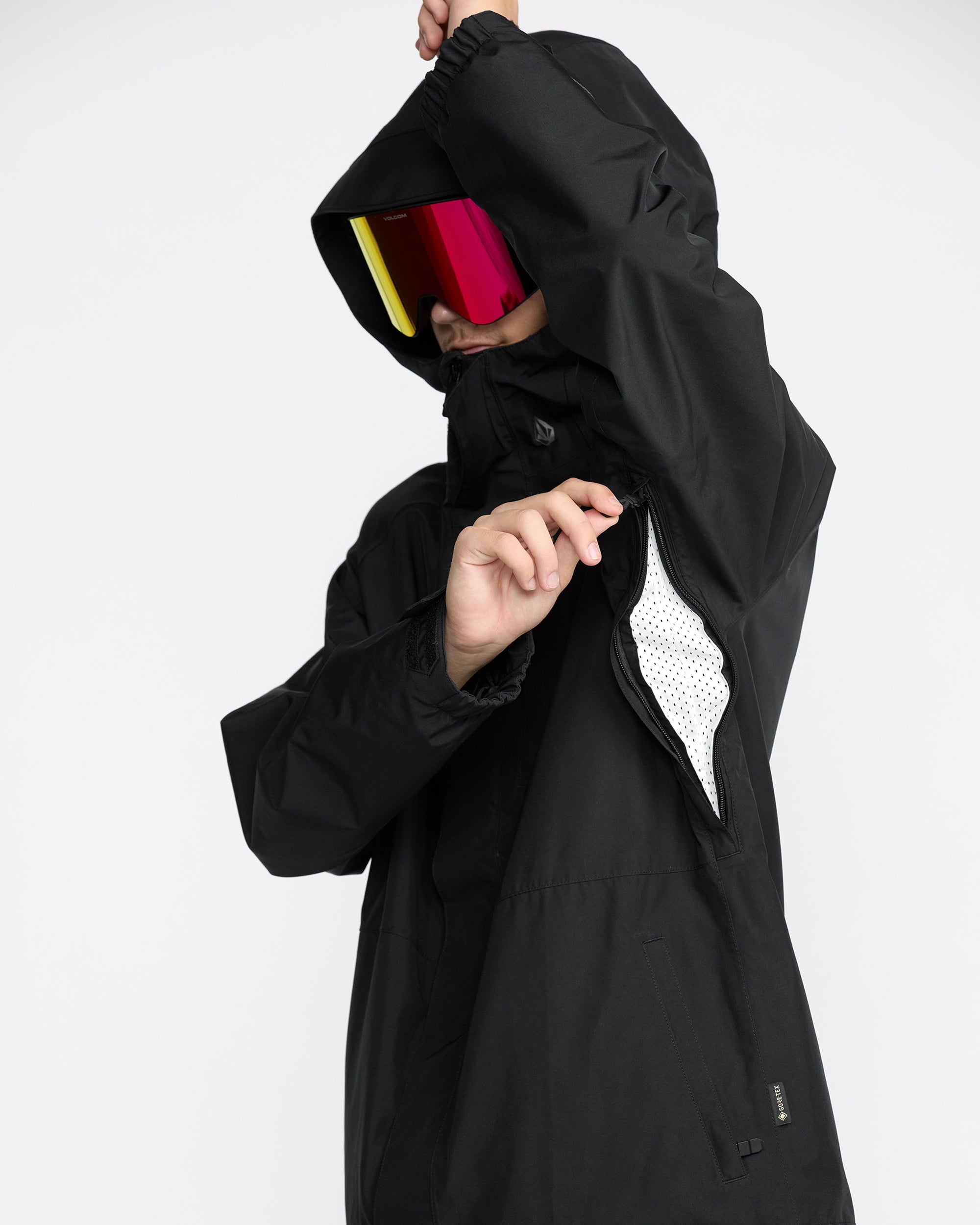Mens Dua Gore-Tex Jacket – Black – Volcom Australia