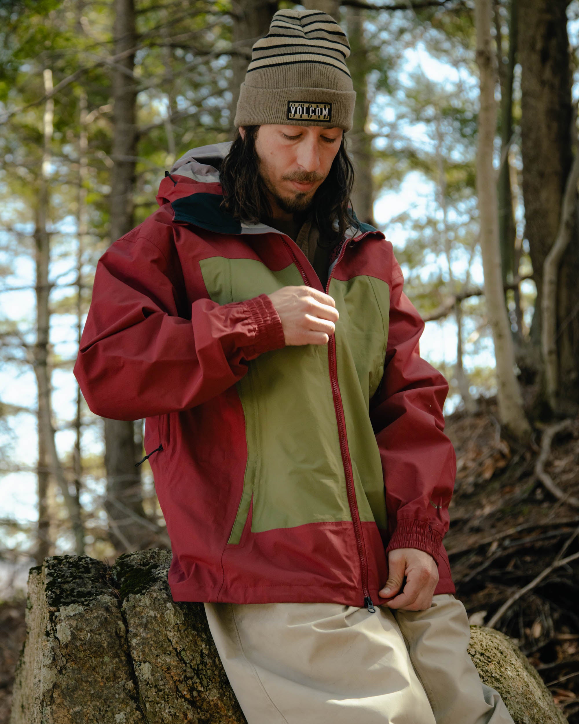 Mens Arthur Longo 3L Jacket – Volcom