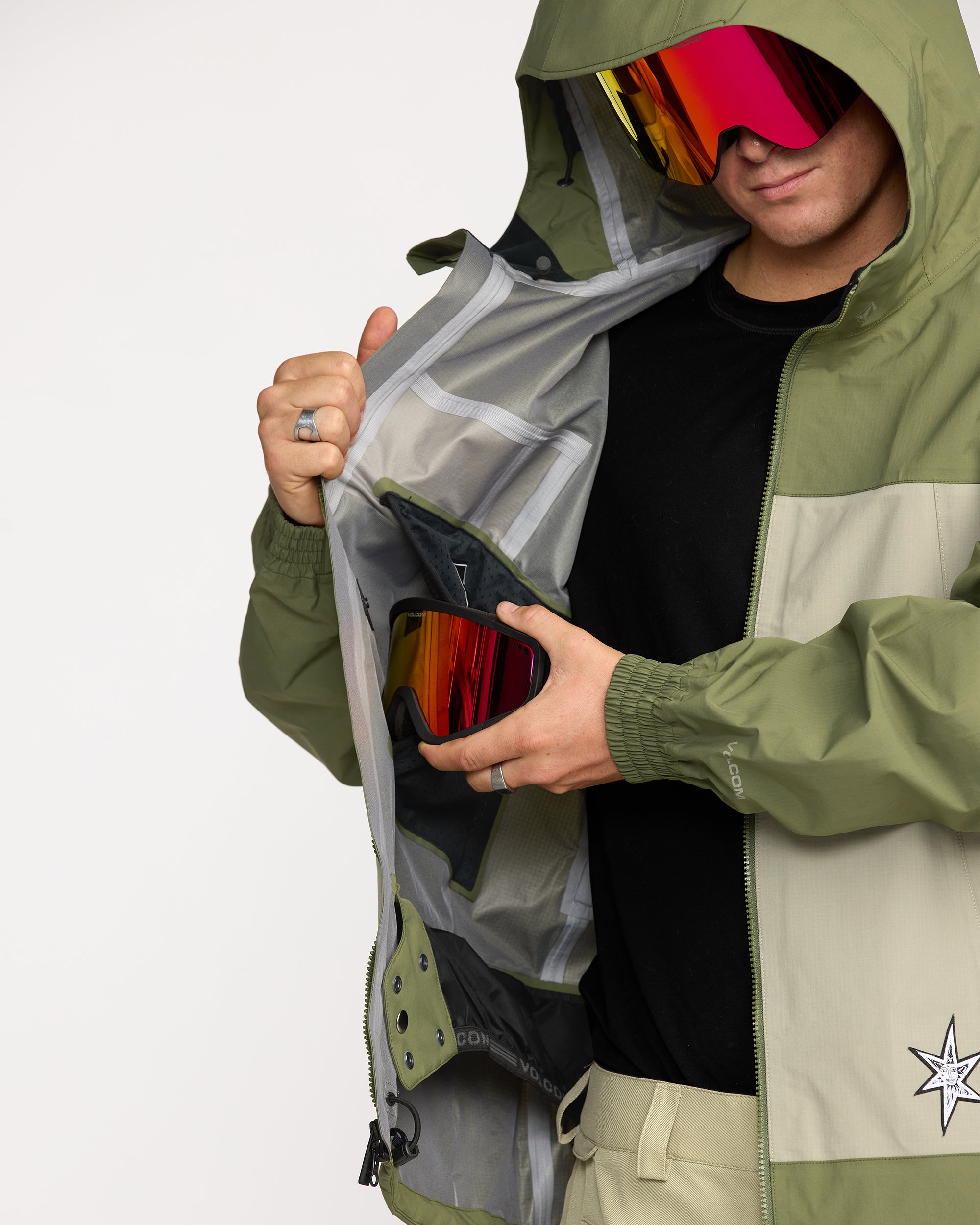 Mens Arthur Longo 3L Jacket – Volcom
