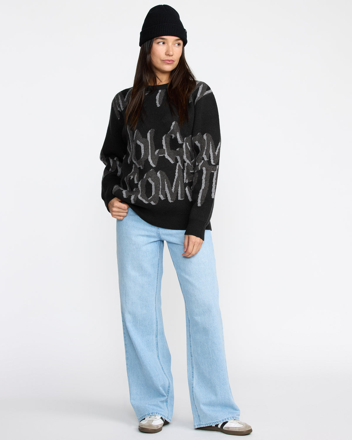 Mens Stone Jacquard Sweater