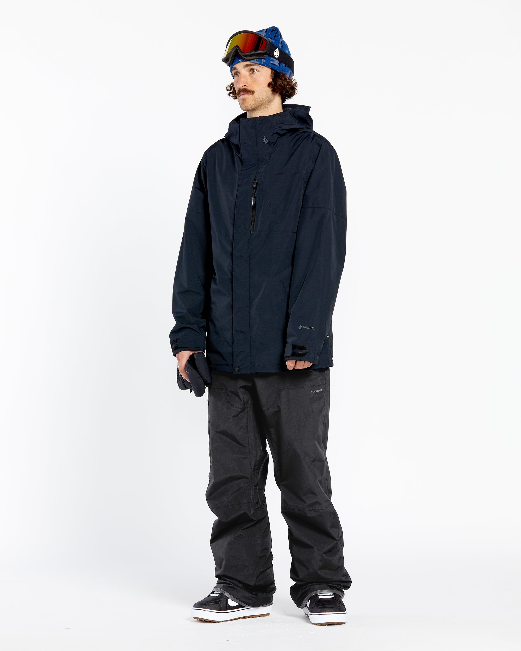 スノーボード VOLCOM 18-19 LO GORE-TEX PANT VNY Size L Volcom Lo Gore Tex Snowboard pants - navy blue (vny)