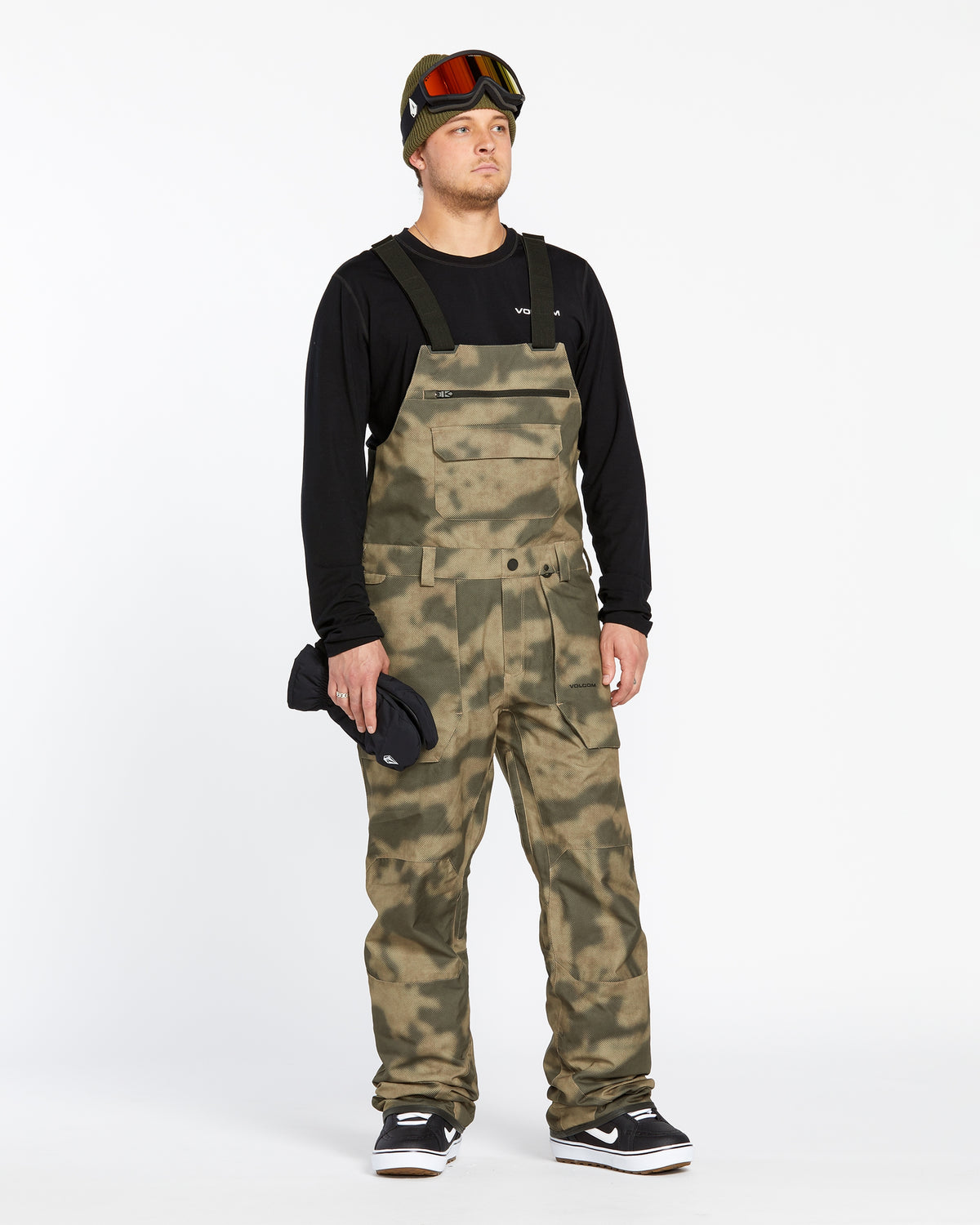 ROAN BIB OVERALL - CAMOUFLAGE – Volcom