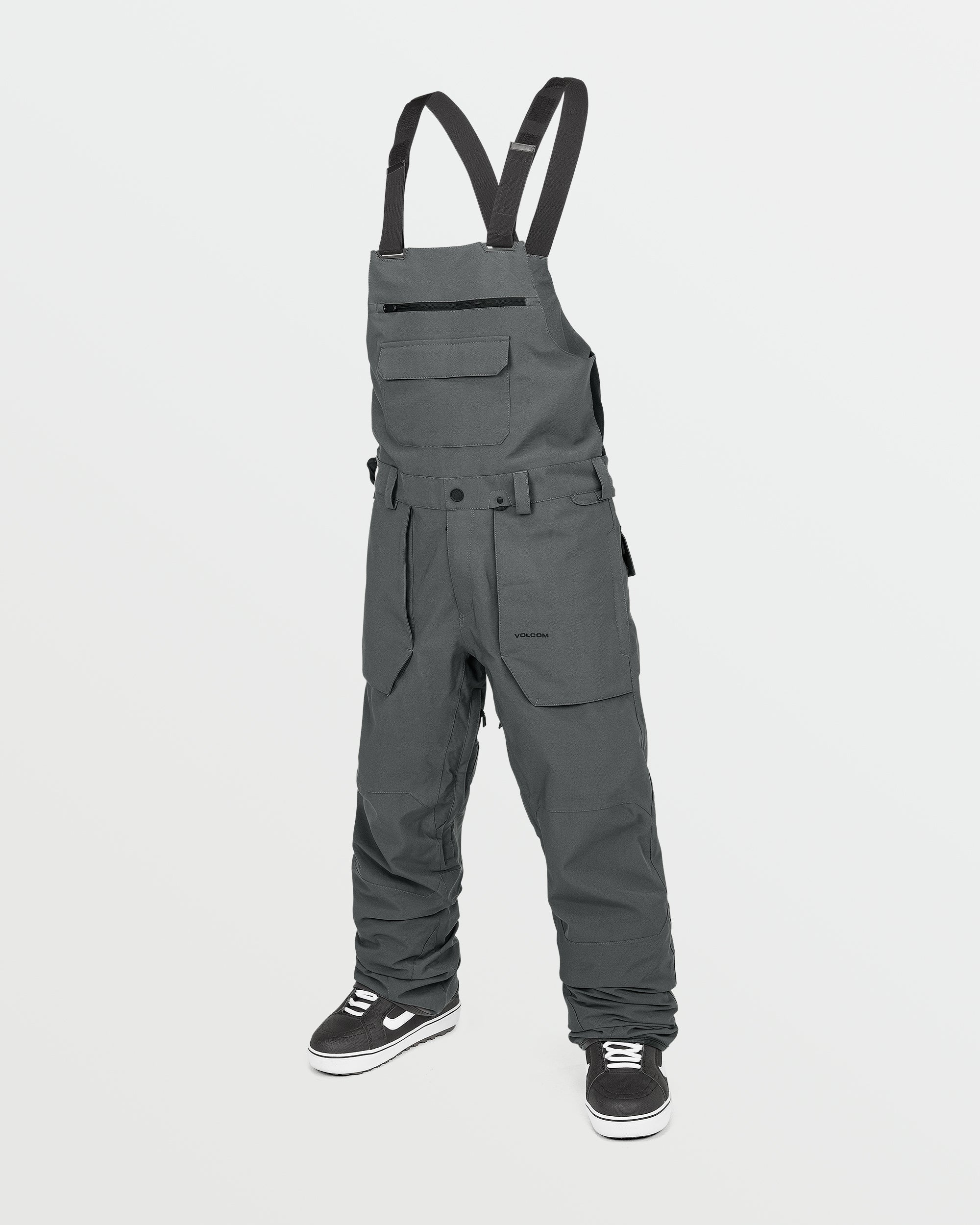 VOLCOM Mens Roan Bib Overalls Black ビブ Volcom Men's Roan Bib Overalls